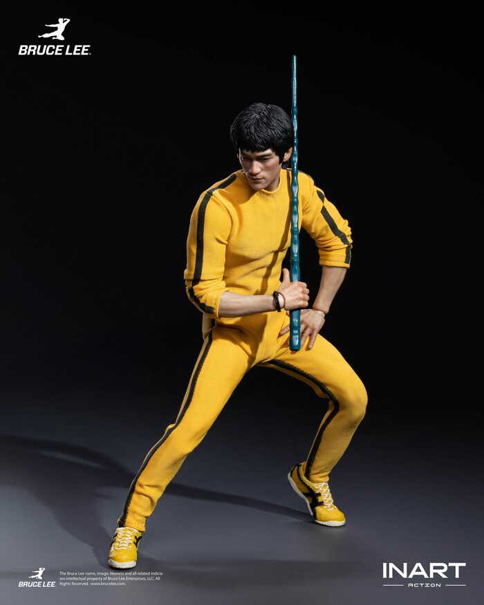 BRUCE LEE - Bruce Lee Yellow Jumpsuit 1/12 Action Figure INART