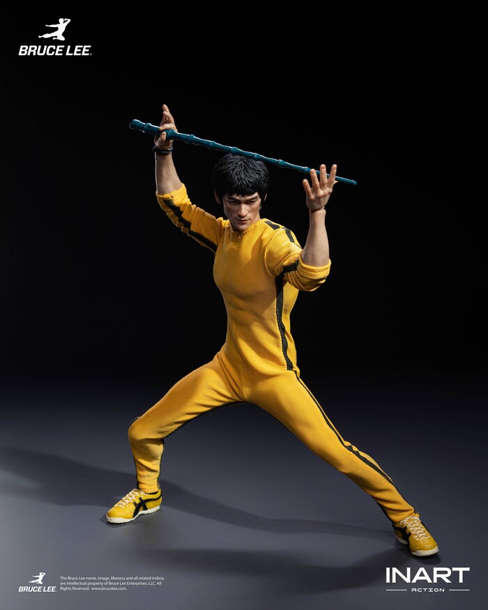 BRUCE LEE - Bruce Lee Yellow Jumpsuit 1/12 Action Figure INART