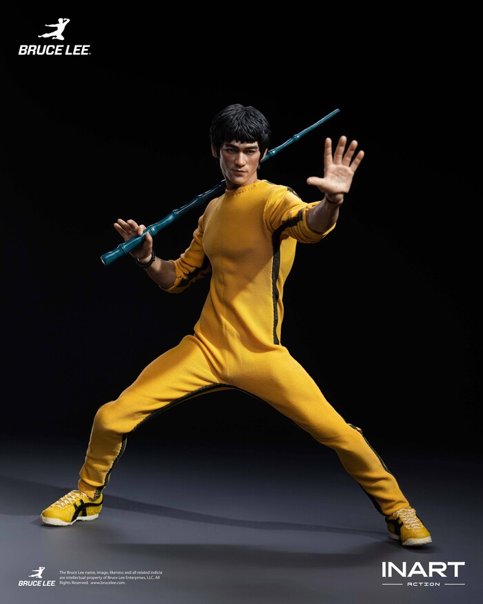 BRUCE LEE - Bruce Lee Yellow Jumpsuit 1/12 Action Figure INART