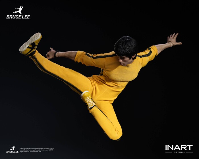 BRUCE LEE - Bruce Lee Yellow Jumpsuit 1/12 Action Figure INART