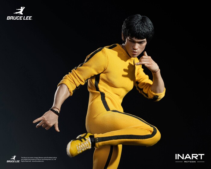 BRUCE LEE - Bruce Lee Yellow Jumpsuit 1/12 Action Figure INART