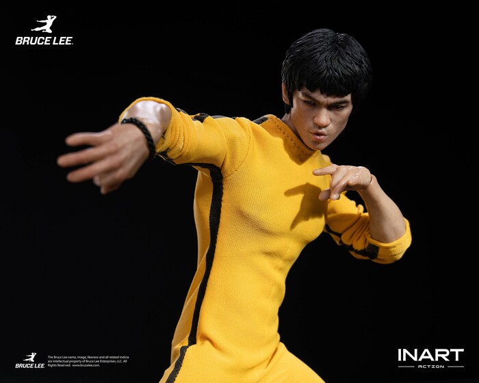 BRUCE LEE - Bruce Lee Yellow Jumpsuit 1/12 Action Figure INART