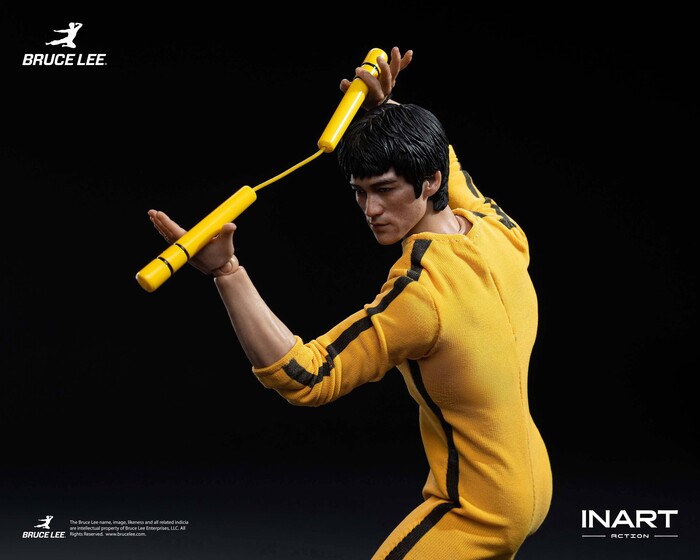 BRUCE LEE - Bruce Lee Yellow Jumpsuit 1/12 Action Figure INART