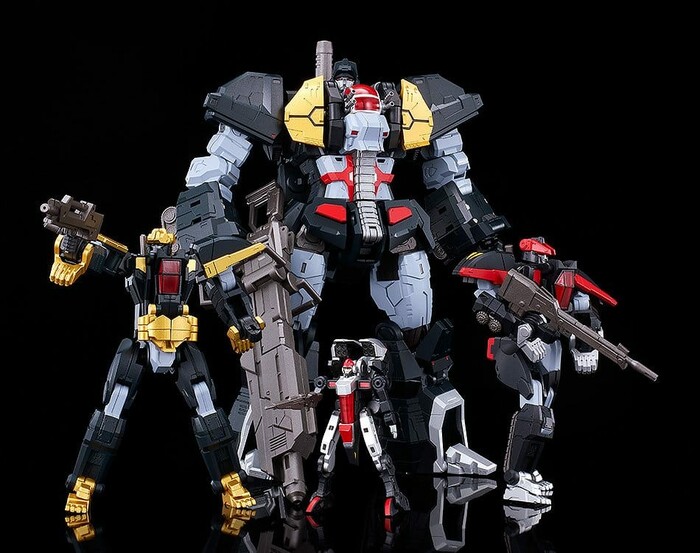 DANCOUGAR - Moderoid - Dancouga Super Beast Machine God with Powered-Up Wing Set Plastic Model Kit