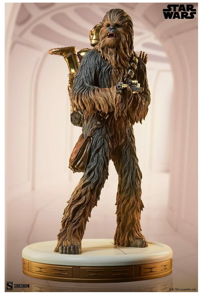 STAR WARS - Chewbacca and C-3PO Premium Format Figure 1/4 Statue