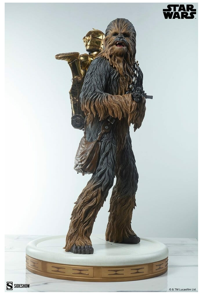 STAR WARS - Chewbacca and C-3PO Premium Format Figure 1/4 Statue