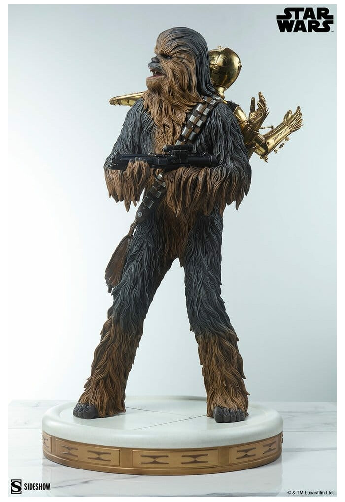 STAR WARS - Chewbacca and C-3PO Premium Format Figure 1/4 Statue