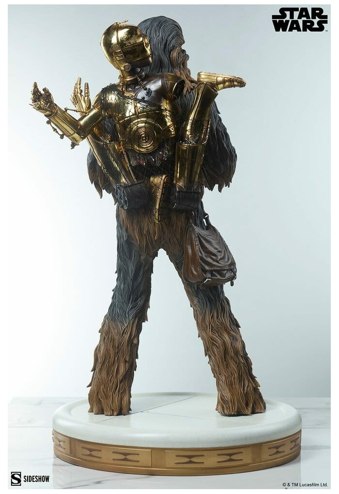 STAR WARS - Chewbacca and C-3PO Premium Format Figure 1/4 Statue