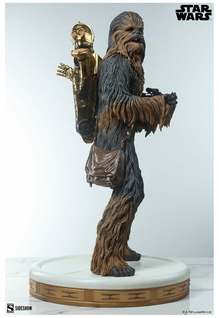 STAR WARS - Chewbacca and C-3PO Premium Format Figure 1/4 Statue