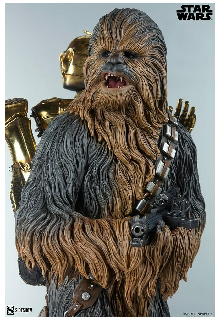 STAR WARS - Chewbacca and C-3PO Premium Format Figure 1/4 Statue