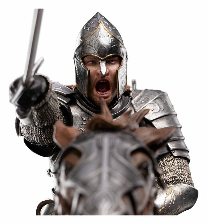 LORD OF THE RINGS - Faramir Charge on Osgiliath Limited Edition 1/6 Polystone Statue