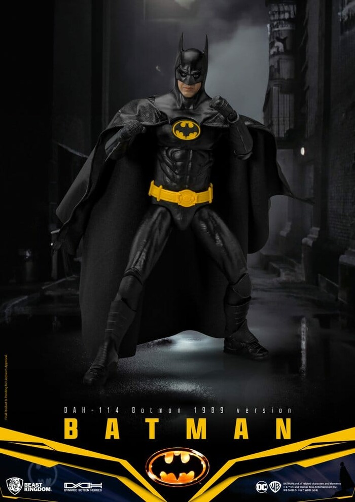 BATMAN - Batman 1989 - Batman Standard Ver. 1/9 Dynamic 8ction Heroes Action Figure DAH-114S