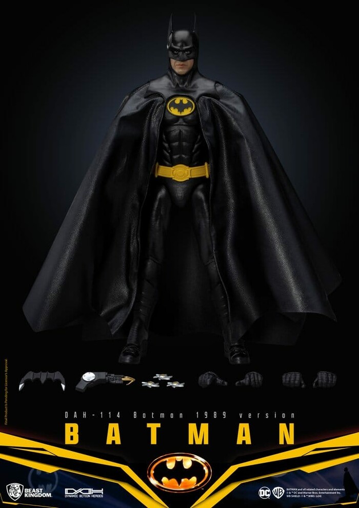 BATMAN - Batman 1989 - Batman Standard Ver. 1/9 Dynamic 8ction Heroes Action Figure DAH-114S