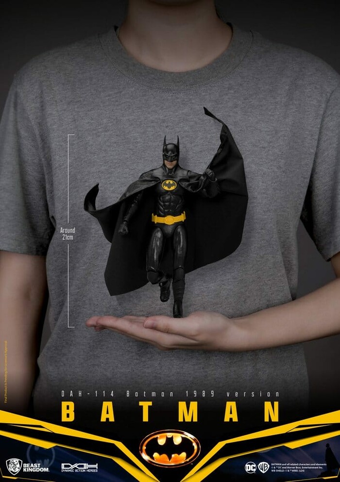 BATMAN - Batman 1989 - Batman Standard Ver. 1/9 Dynamic 8ction Heroes Action Figure DAH-114S