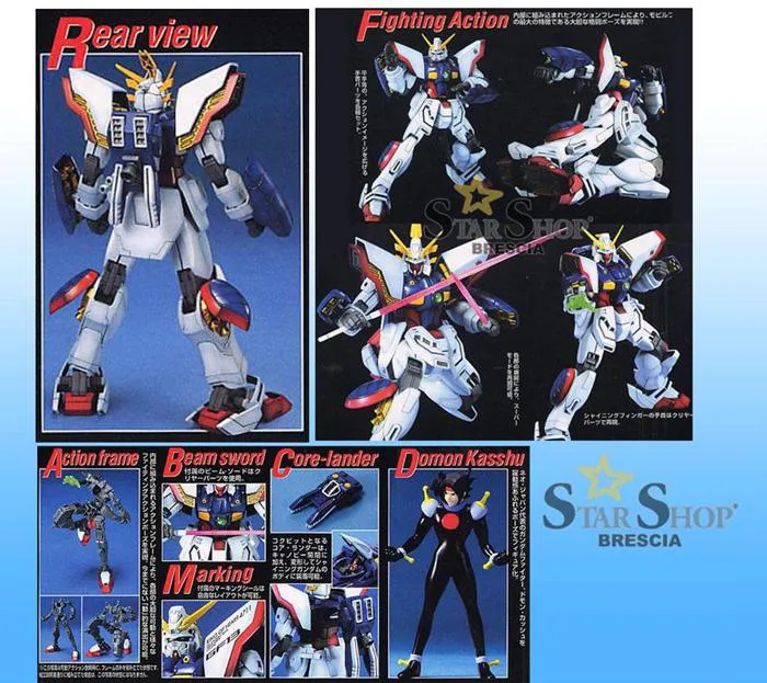 GUNDAM - 1/100 Shining Gundam Master Grade Model Kit MG