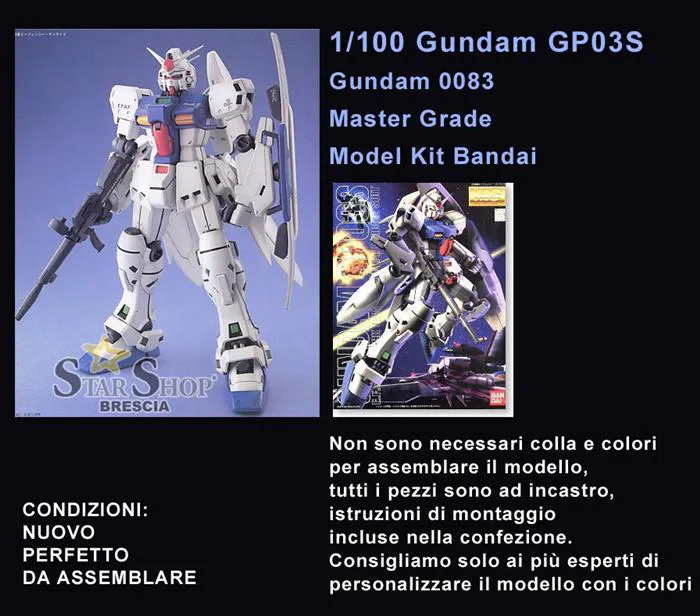 GUNDAM - 1/100 GP03S Master Grade Model Kit MG