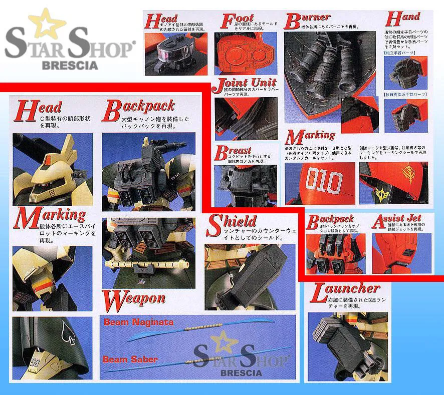 GUNDAM - 1/100 MS-14B/C Gelgoog Cannon Master Grade Model Kit MG