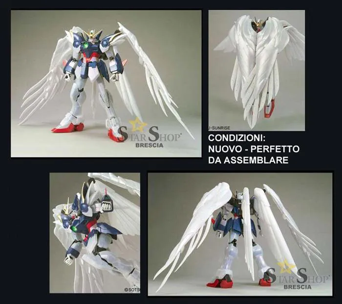 GUNDAM - 1/60 Wing Gundam Zero Custom Pearl Mirror Coat Ver. Perfect Grade Model Kit PG