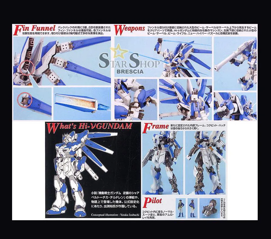 GUNDAM - 1/100 Hi-Nu RX-93-2 Master Grade Model Kit MG