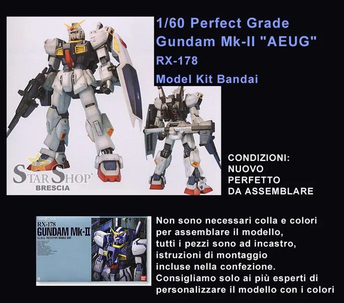 GUNDAM - 1/60 RX-178 Mk-II AEUG Perfect Grade Model Kit PG