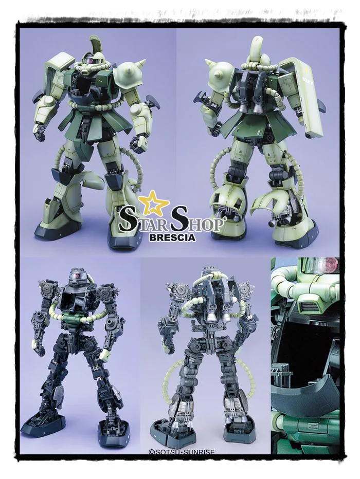 GUNDAM - 1/60 Zaku II MS-06F Green Perfect Grade Model Kit PG