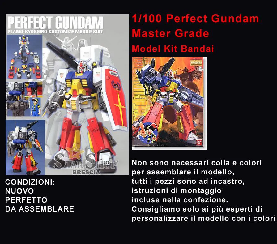 GUNDAM - 1/100 Perfect Gundam Master Grade Model Kit MG