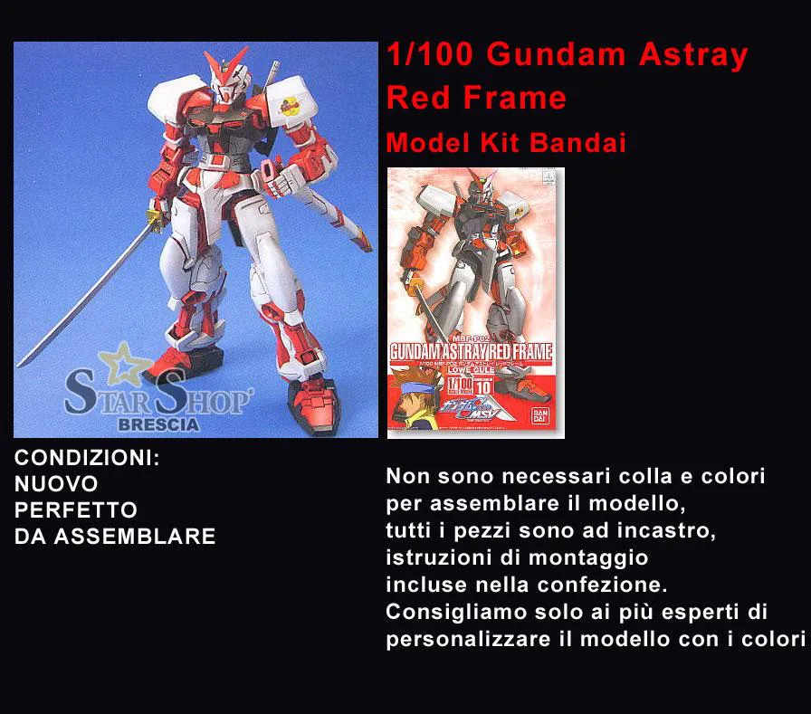 GUNDAM - 1/100 Astray Red Frame Model Kit
