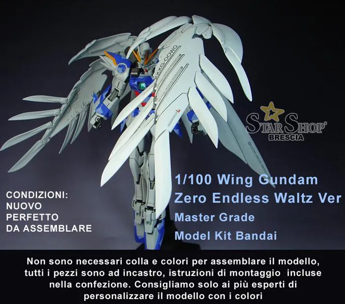 GUNDAM - 1/100 Wing Zero Endless Waltz Master Grade Model Kit MG