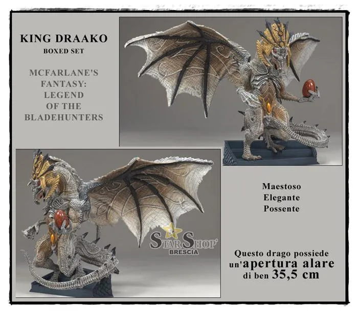 DRAGON - Legend of the Blade Hunter Dragon Action Figure Deluxe Box