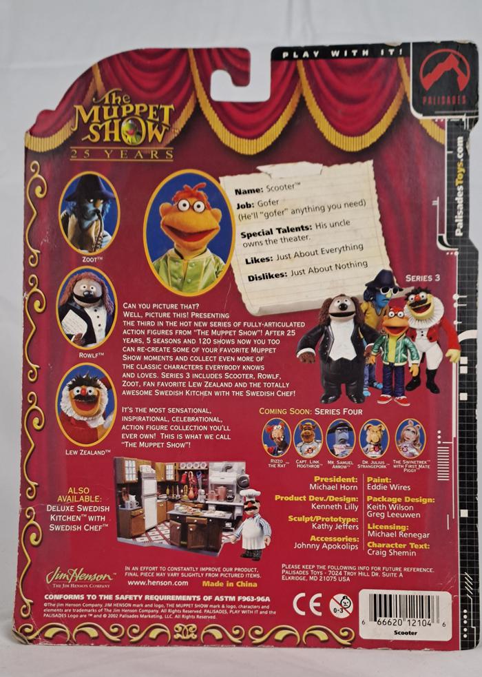 THE MUPPET - Scooter with Skateboard Action Figure