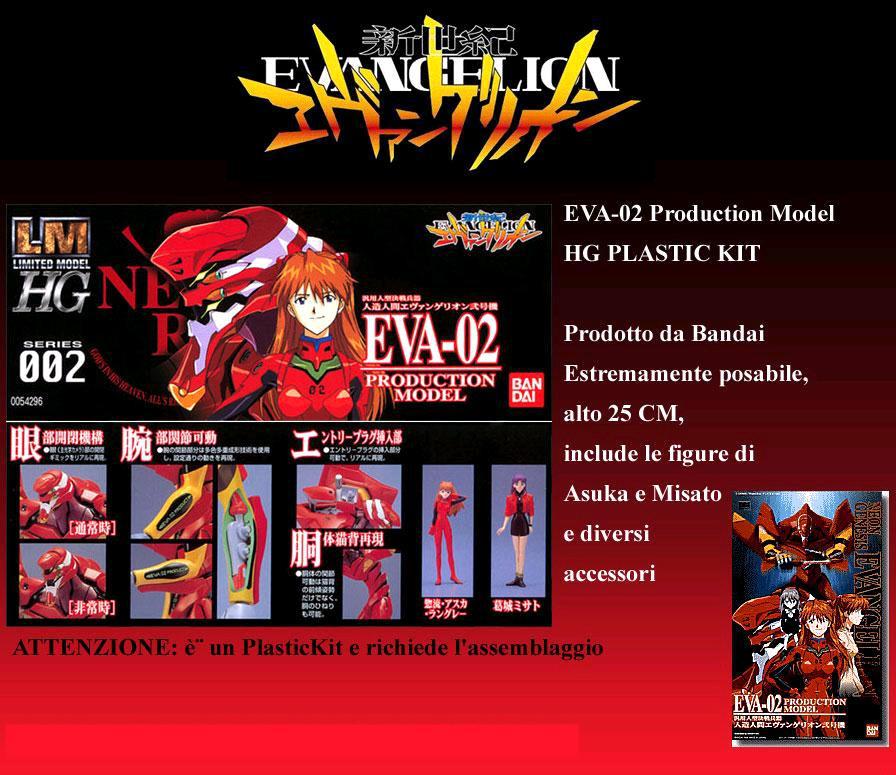 EVANGELION - Eva-02 Production Model High Grade Model Kit HG
