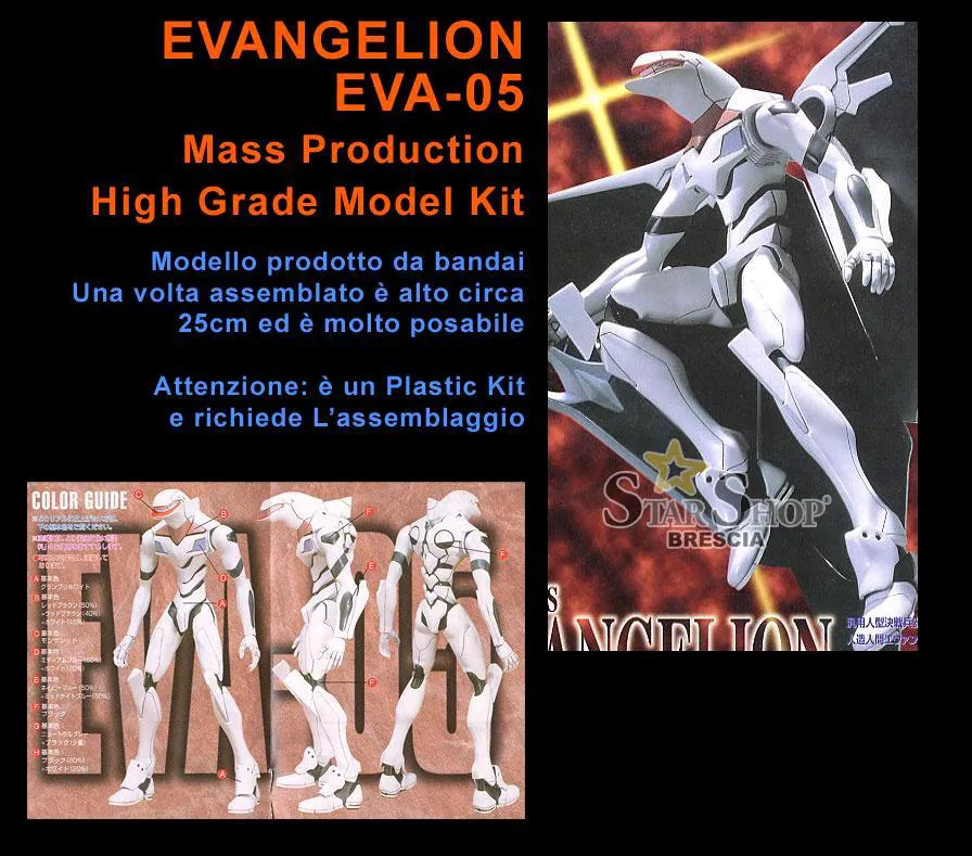 EVANGELION - EVA-05 Mass Production High Grade Model Kit