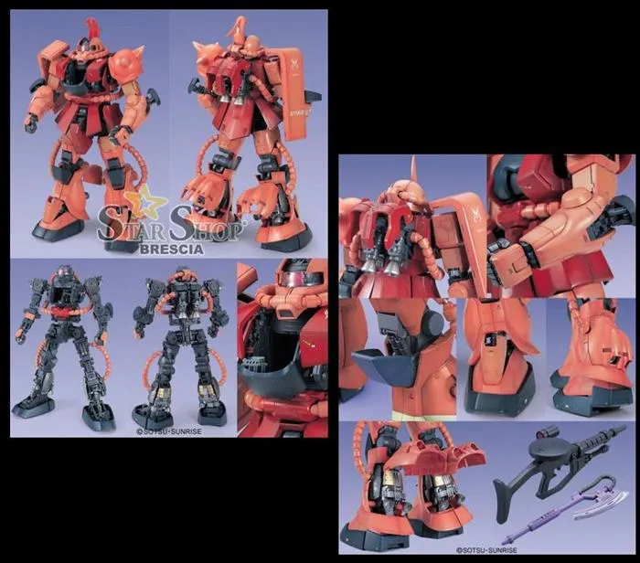 GUNDAM - 1/60 MS-06S Zaku II Red Perfect Grade Perfect Grade Model Kit PG