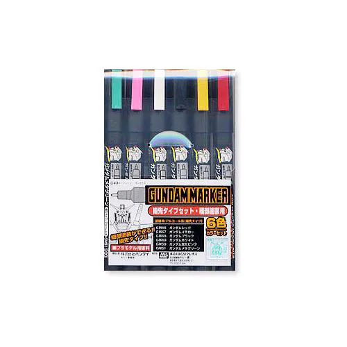 MODEL KIT ACCESSORI - Gundam Marker Ultra Fine Set (6pcs)