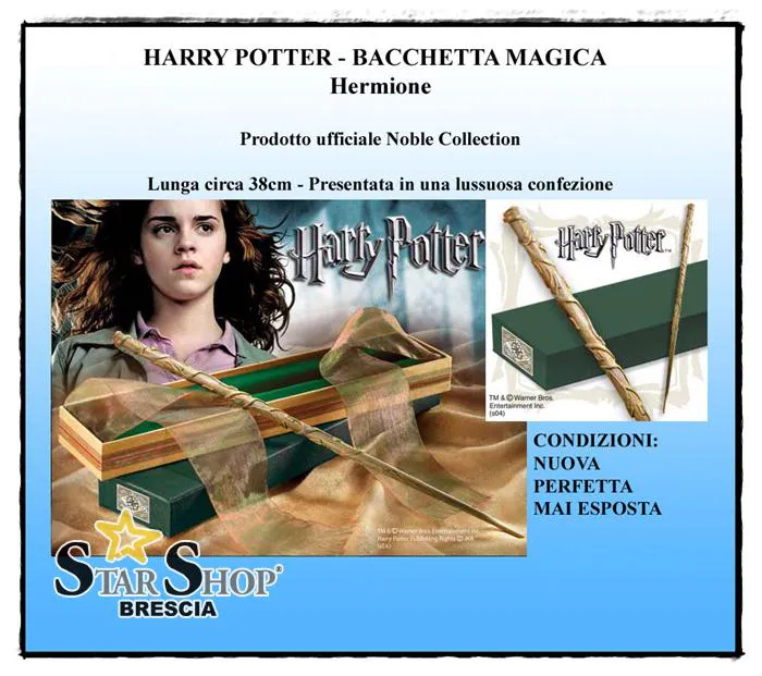 HARRY POTTER - Bacchetta Magica di Hermione Wand Ollivanders Box