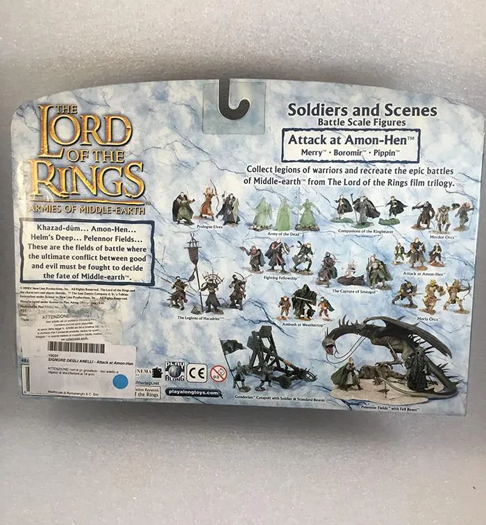 LORD OF THE RINGS - Attack at Amon-Hen Merry Boromir Pippin Mini Figure Set