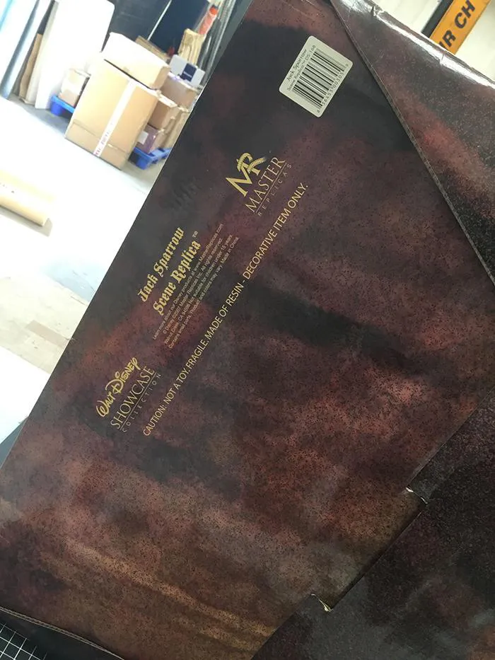 PIRATES OF THE CARIBBEAN - Jack Sparrow Scene Polystone Statue - Damaged Box