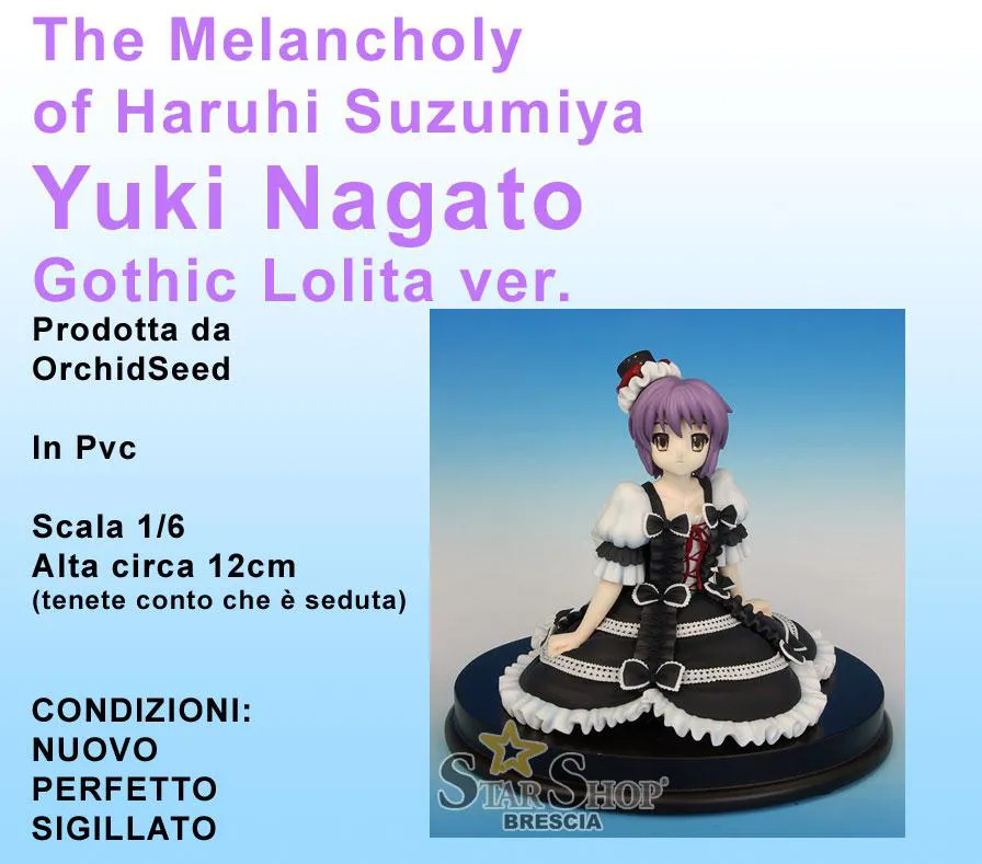 SUZUMIYA HARUHI - Yuki Nagato Gothic Lolita Ver. 1/6 Pvc Figure