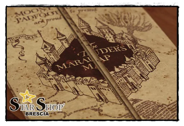 HARRY POTTER - Mappa del Malandrino - Marauder's Map