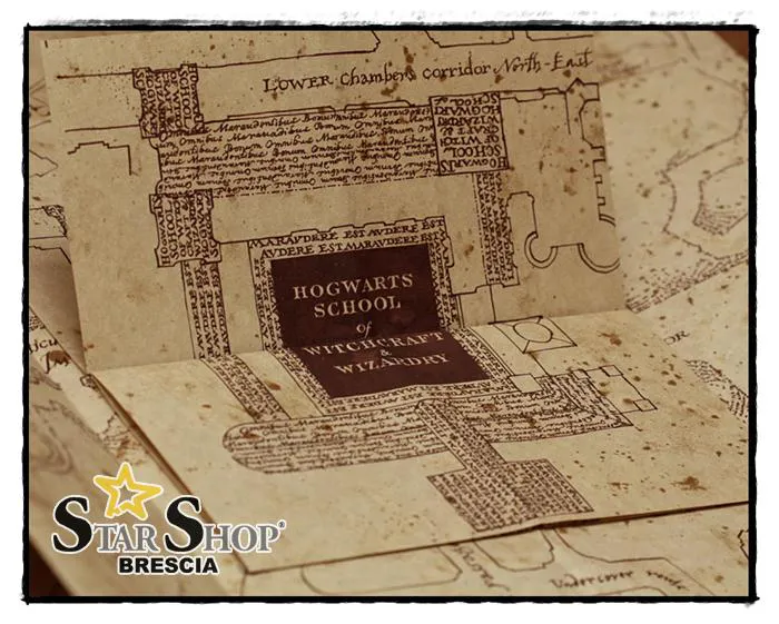 HARRY POTTER - Mappa del Malandrino - Marauder's Map