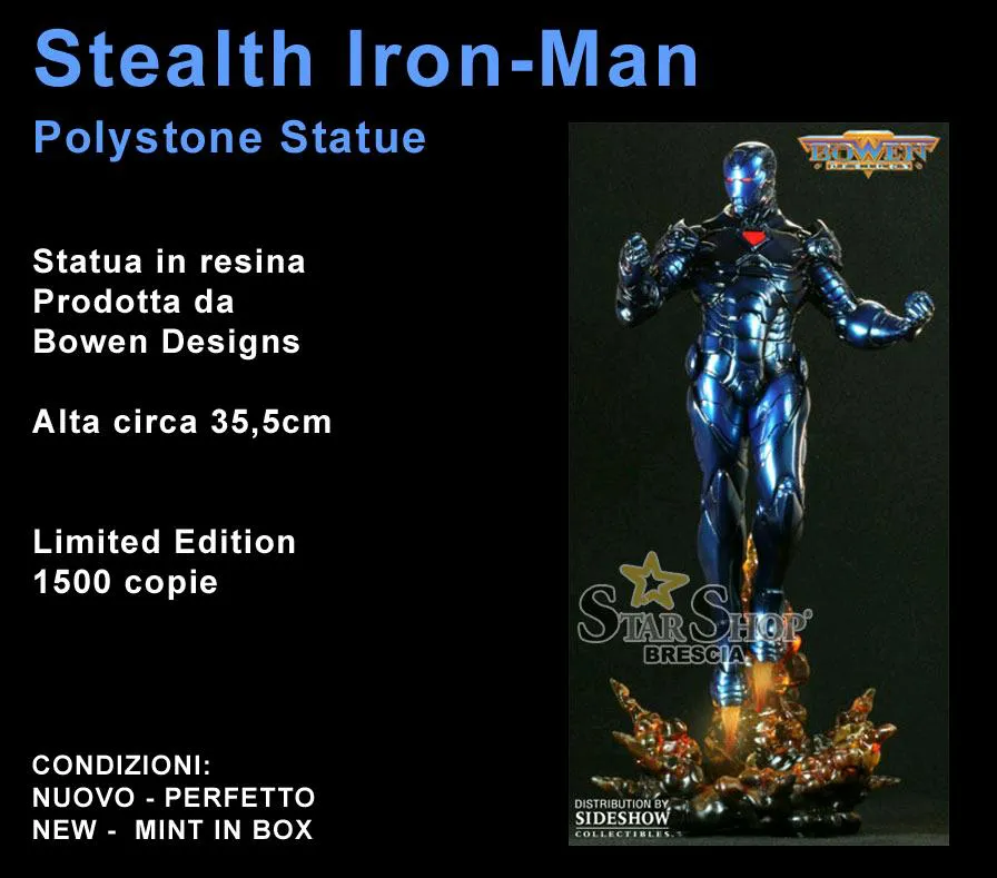 IRON MAN - Stealth Iron-Man Statue