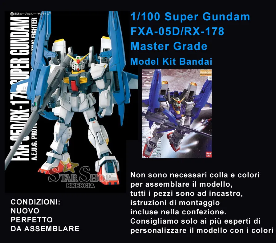 GUNDAM - 1/100 Super RX-178 Master Grade Model Kit MG
