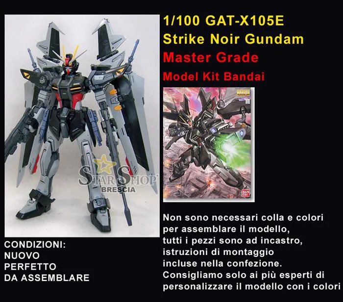 GUNDAM - 1/100 Strike Noir Master Grade Model Kit MG