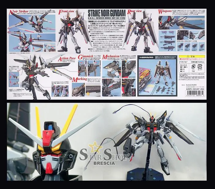 GUNDAM - 1/100 Strike Noir Master Grade Model Kit MG