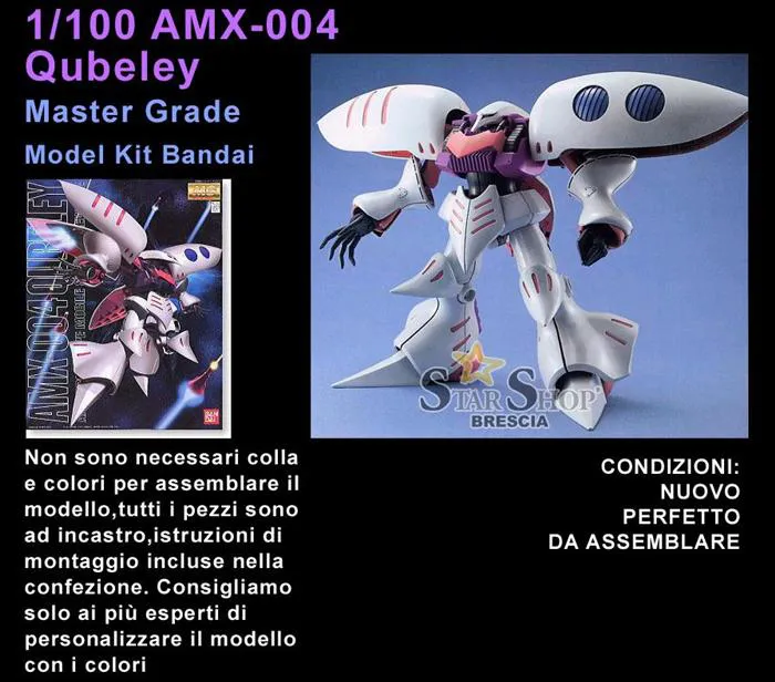 GUNDAM - 1/100 Qubeley Master Grade Model Kit MG