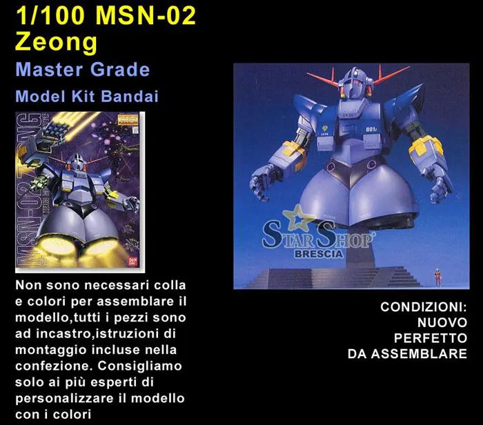 GUNDAM - 1/100 Zeong Master Grade Model Kit MG