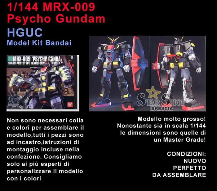 GUNDAM - 1/144 MRX-009 Psycho Model Kit HGUC # 049