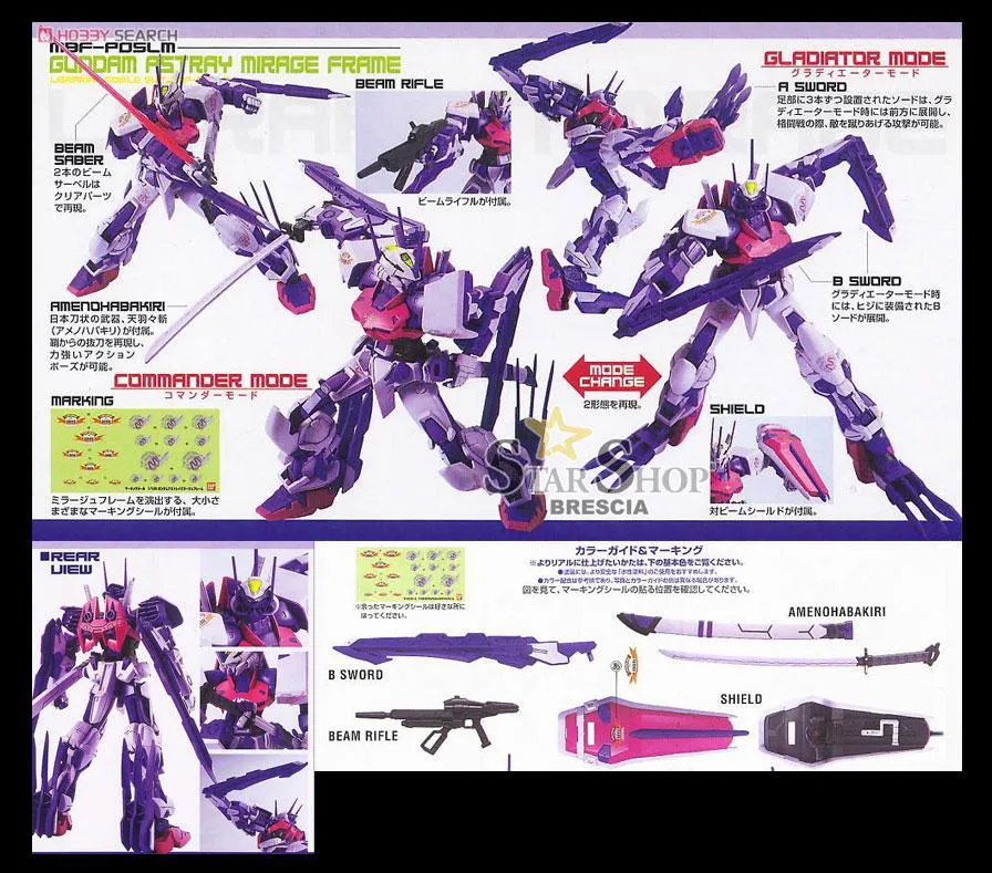 GUNDAM - 1/100 Astray Mirage Frame Model Kit