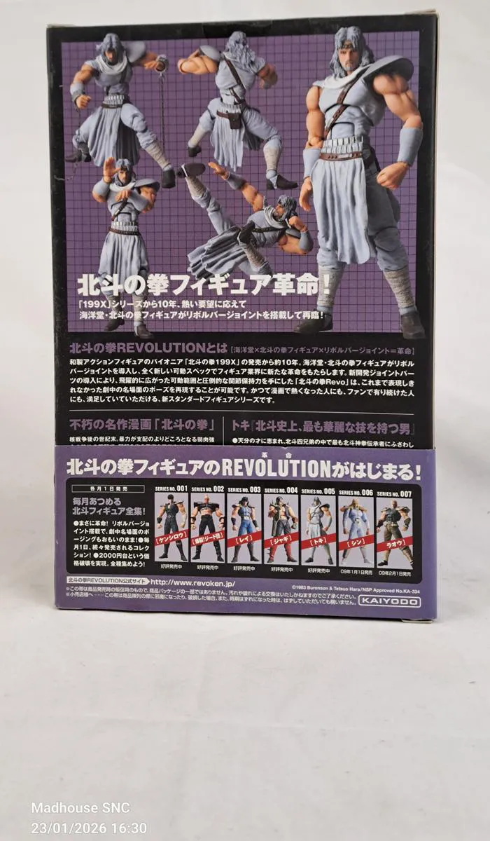 HOKUTO NO KEN - Fist of the North Star - Revoltech Revolution 005 - Toki Action Figure