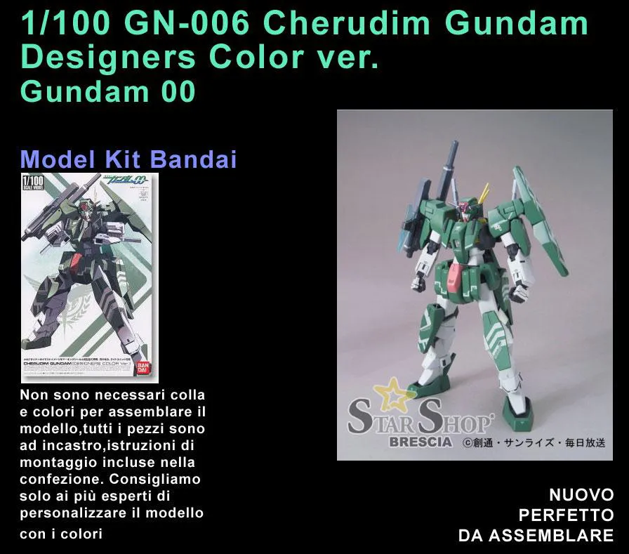 GUNDAM - 1/100 Cherudim Gundam Designer's Colors Model Kit